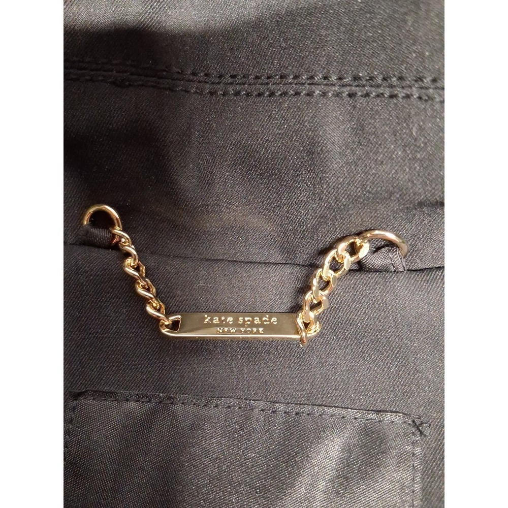 Kate Spade New York Women's Hooded Leopard Rain Trench Jacket Size Small - Picture 10 of 16